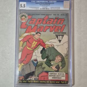 Captain Marvel Adventures #22 - CGC 5.5